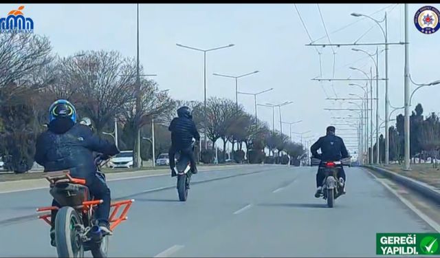 Motosiklet Sürücülerine Ceza Yağdı