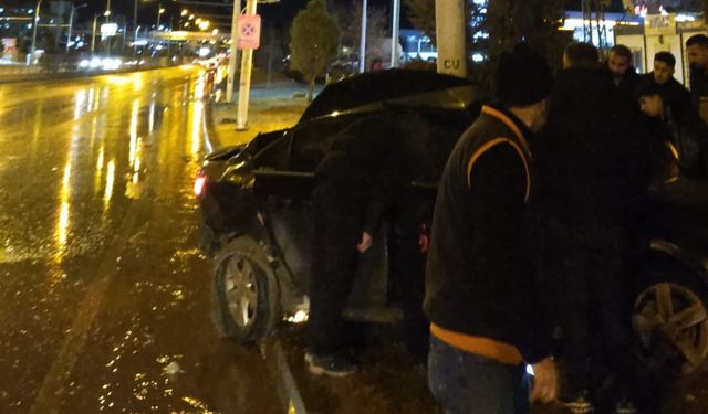 Malatya’da Trafik Kazası: 1 Yaralı