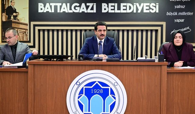 Battalgazi Belediyesi Nisan Ayı Meclis Toplantısı İlk Birleşimi Gerçekleştirildi