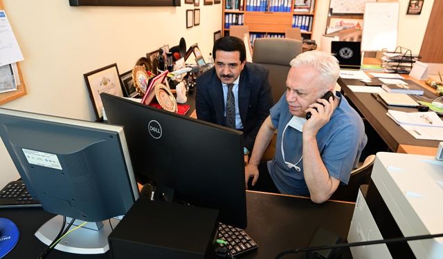 Başkan Taşkın'dan Prof. Dr. Sezai Yılmaz'a Ziyaret