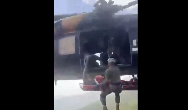 Kalp Krizi Geçiren Vatandaşı Askeri Helikopterle Kurtardılar