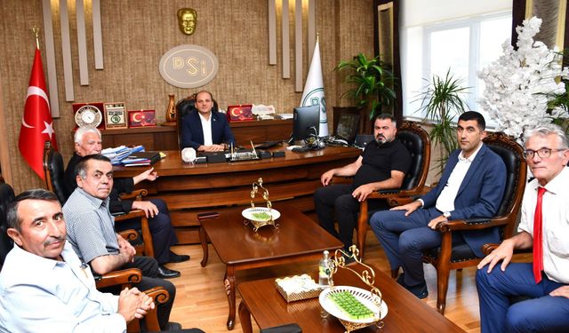 Başkan Akyüz'den DSİ Bölge Müdürlüğüne Ziyaret