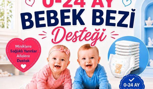 Battalgazi Belediyesi'nden Bez Desteği