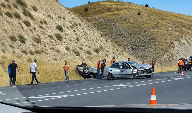 Akçadağ'da Kaza; 8 yaralı