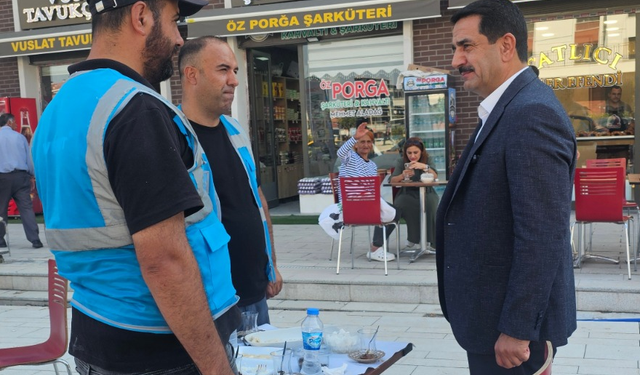 Başkan Taşkın’dan Yeni Çarşı Esnafına Ziyaret