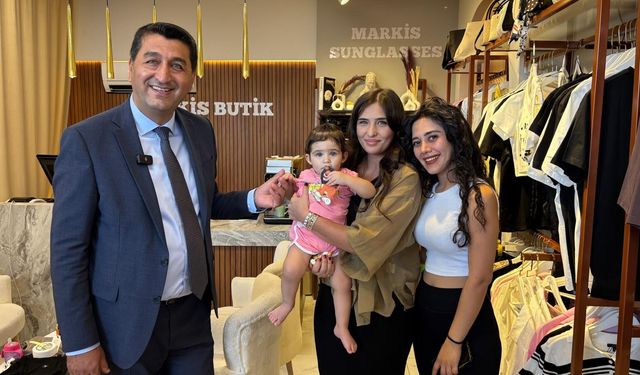 TSO Başkan Adayı Boyraz'dan Geçici Çarşı Esnafına Ziyaret