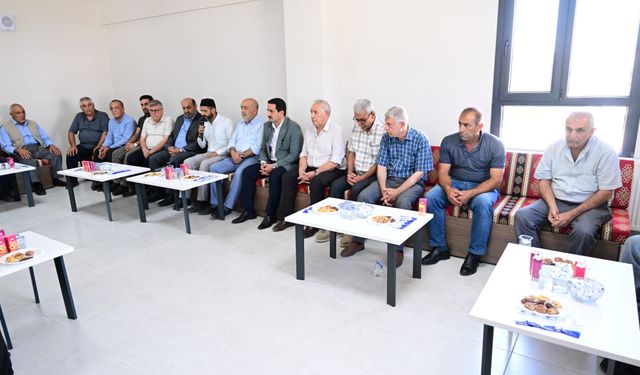 Başkan Taşkın, Selçuklu Taziye Evinde Mahalle Sakinleriyle Bir Araya Geldi