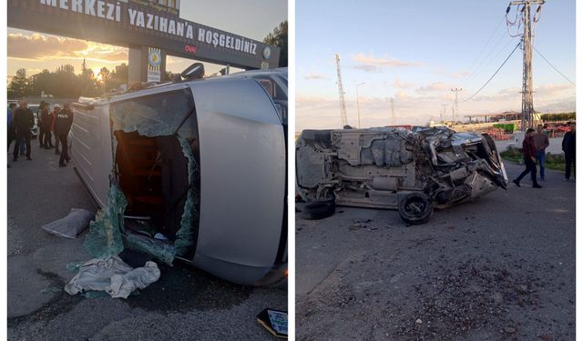 Yazıhan'da Kaza; 3 yaralı
