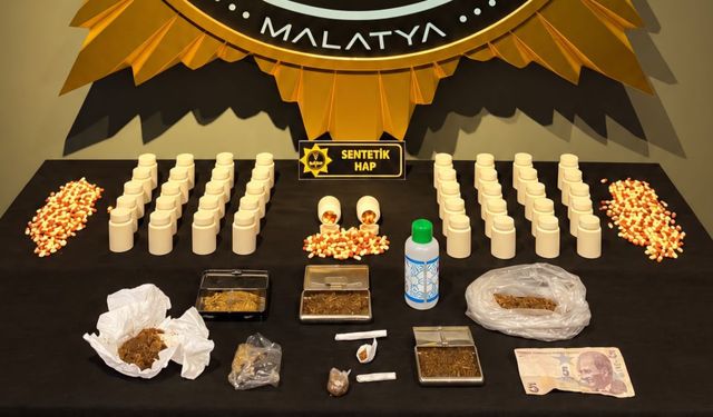 Malatya’da Narkotik Operasyonu: 10 Şüpheli Tutuklandı!