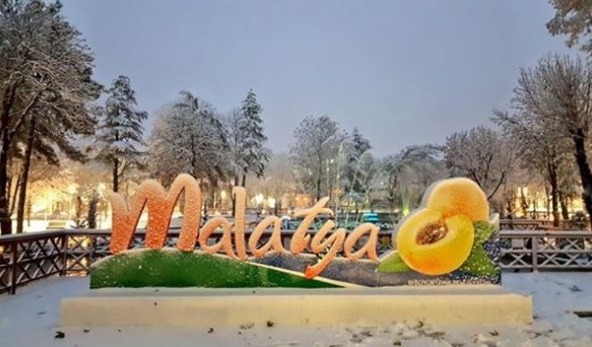 Malatya'dan Kar Görüntüleri