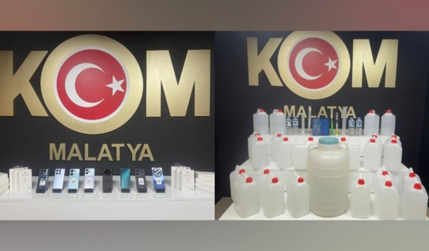 Malatya'da Çok Sayıda Kaçak Ürün Ele Geçirildi