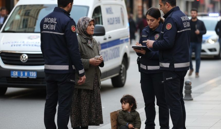 Malatya’da Dilenci Operasyonu!1 milyon 453 bin ceza kesildi