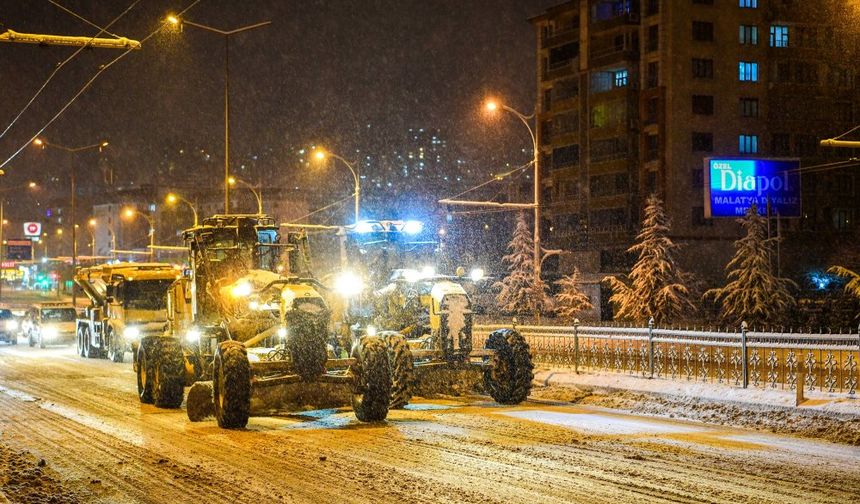 Malatya’da Kar Alarmı: Çok Sayıda Yol Ulaşıma Kapatıldı, 407 Kişi Misafir Ediliyor