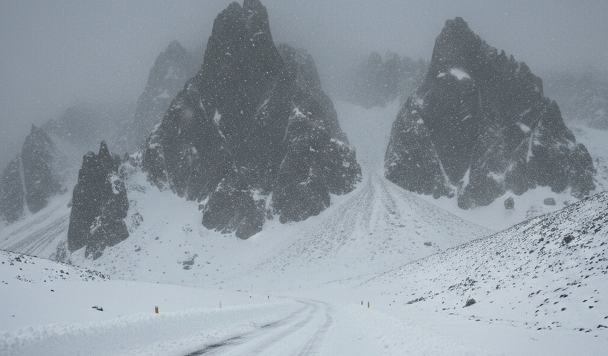 Pınarbaşı – Malatya Karayolu Gürün – Pınarbaşı Arasında Ulaşıma Kapatıldı