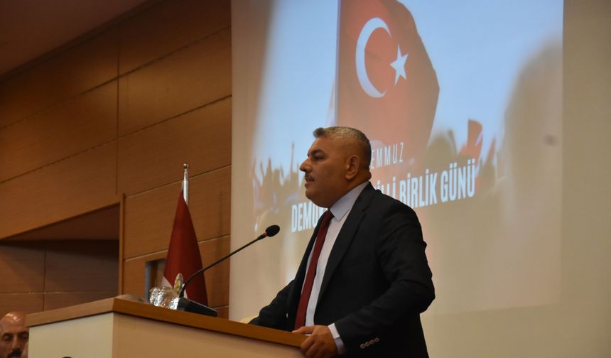 Başkan Sadıkoğlu’ndan 15 Temmuz mesajı
