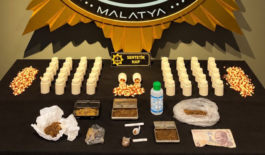 Malatya’da Narkotik Operasyonu: 10 Şüpheli Tutuklandı!