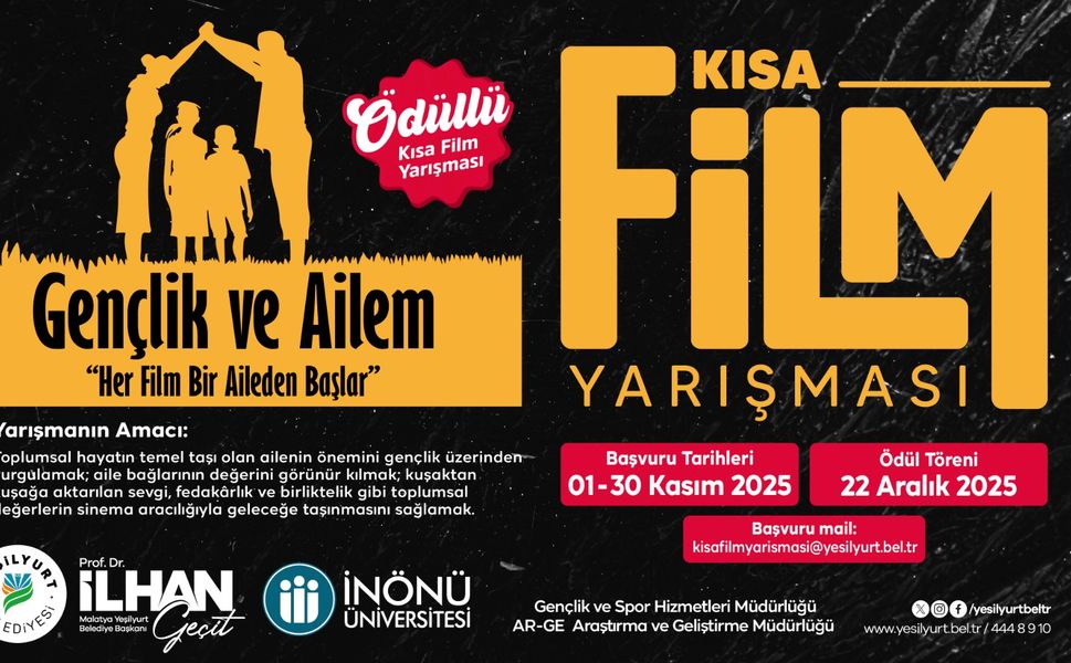 Yeşilyurt Belediyesi'nden Ödüllü Kısa Film Yarışması