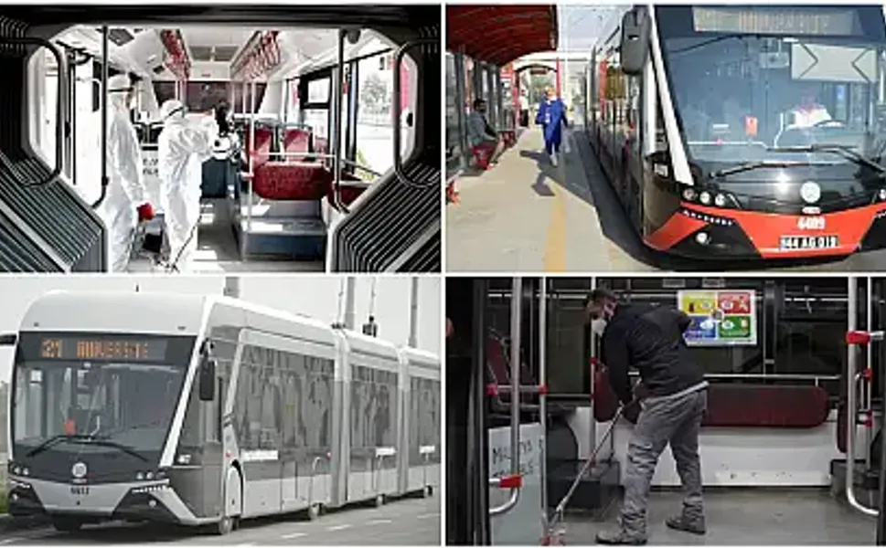 MOTAŞ'tan Trambüslere Titiz Bakım