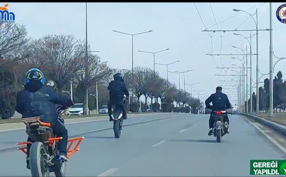 Motosiklet Sürücülerine Ceza Yağdı