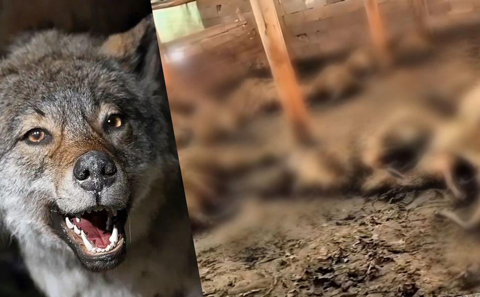 Ağıla Giren Kurt 40 Koyunu Telef Etti