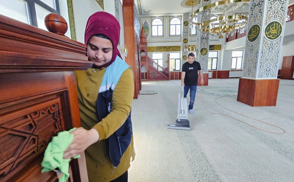 Battalgazi Belediyesi Mehmet Turgut Camii'ni Açılışa Hazırladı