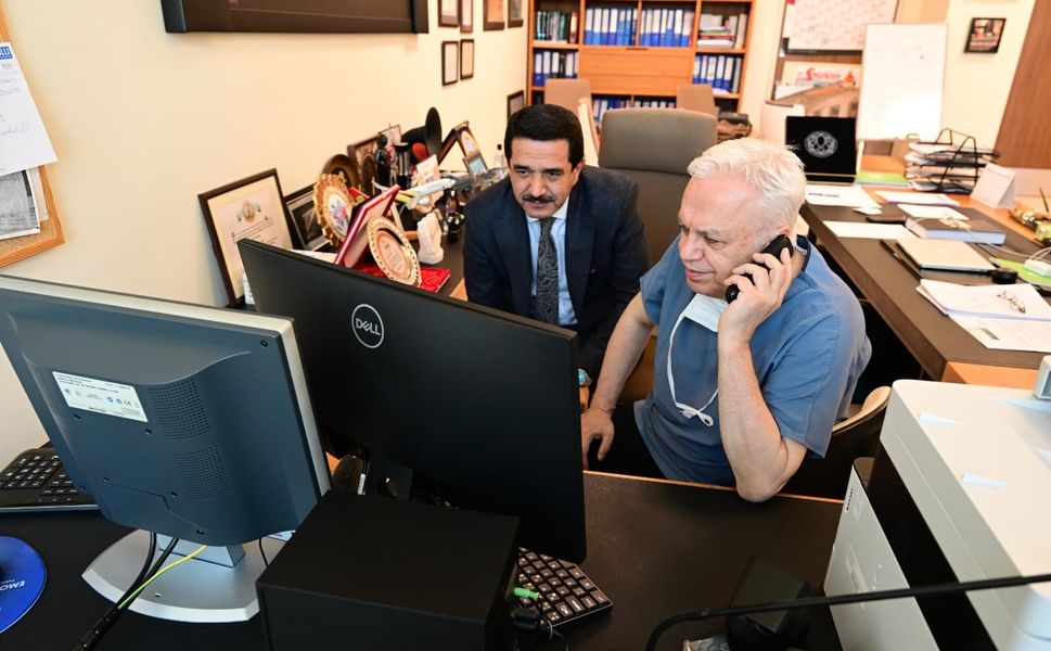 Başkan Taşkın'dan Prof. Dr. Sezai Yılmaz'a Ziyaret