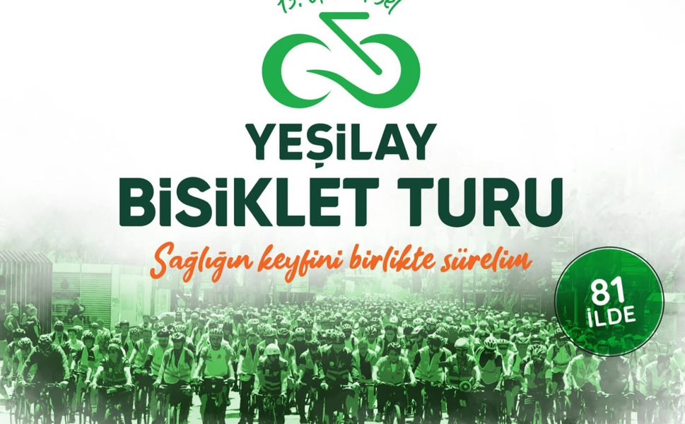 13. Geleneksel Yeşilay Bisiklet Turu 14 Haziran’da Düzenlenecek