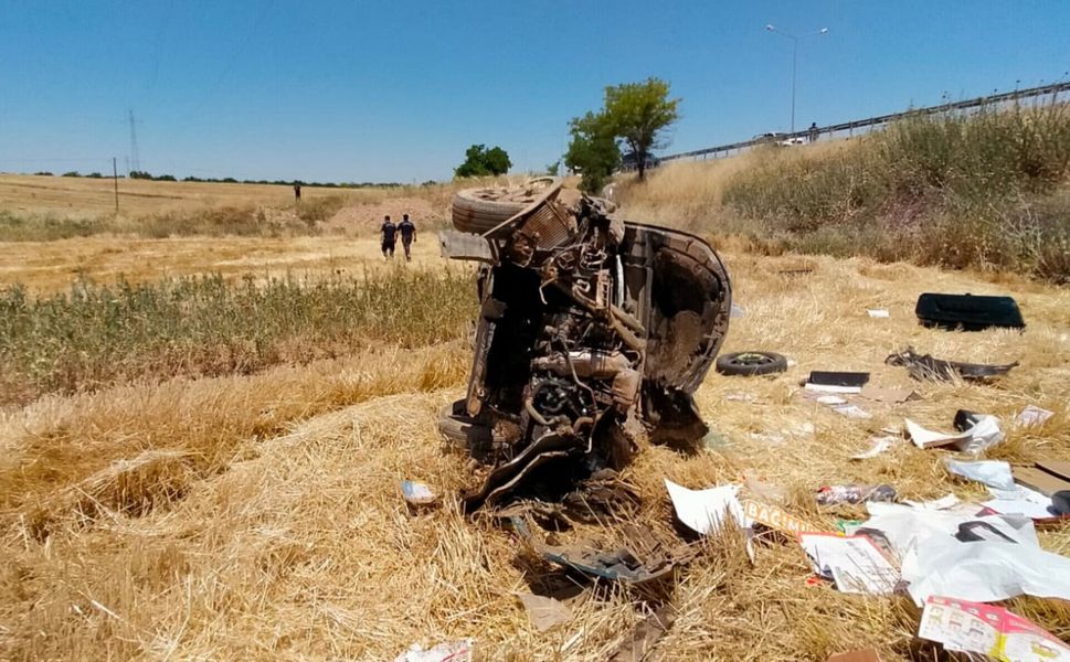 Havaalanı Yolunda Kaza; 1 yaralı