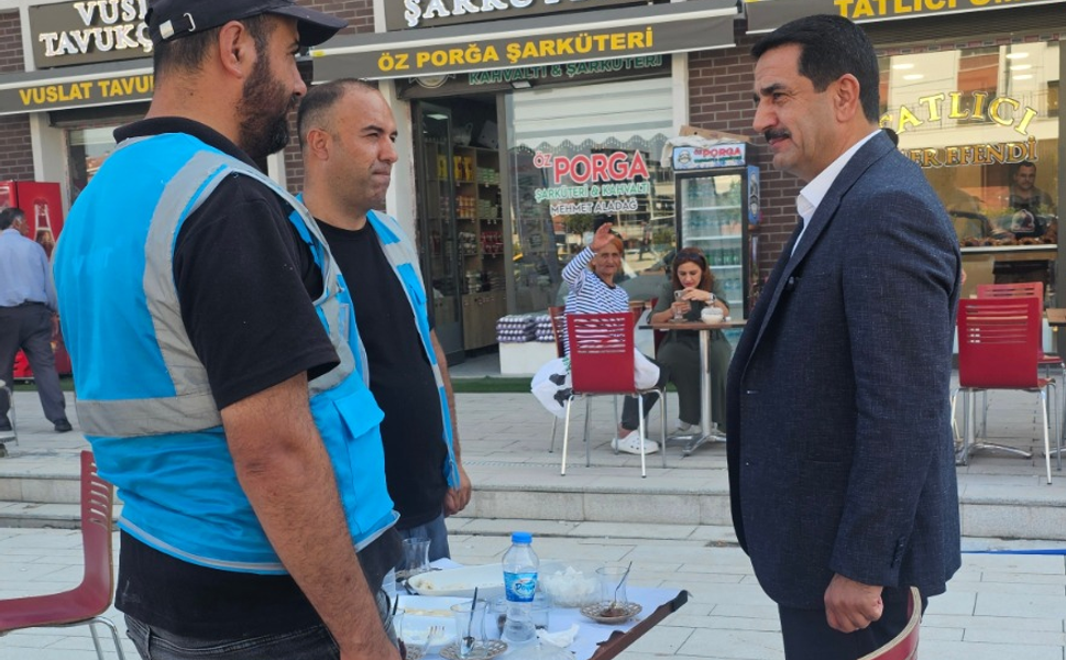 Başkan Taşkın’dan Yeni Çarşı Esnafına Ziyaret