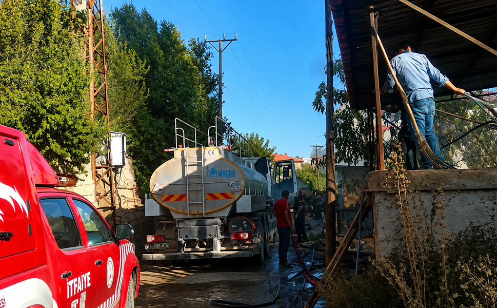 Darende'deki Yangında 19 Kişi Dumandan Etkilendi