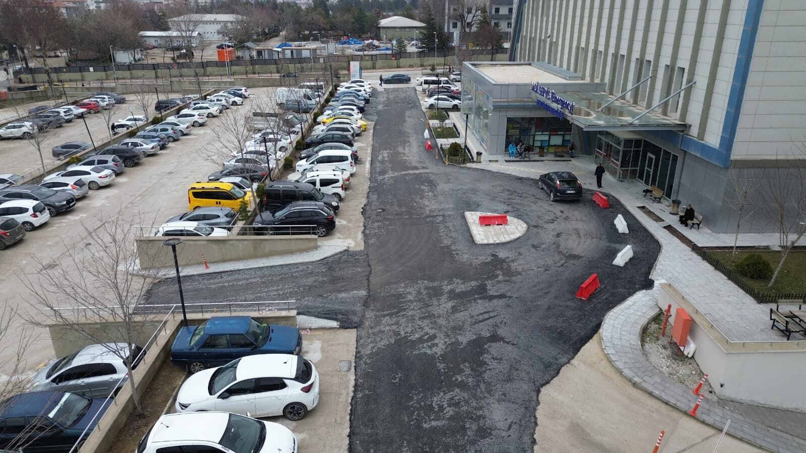 Battalgazi Devlet Hastanesi Otoparkı Yenilendi