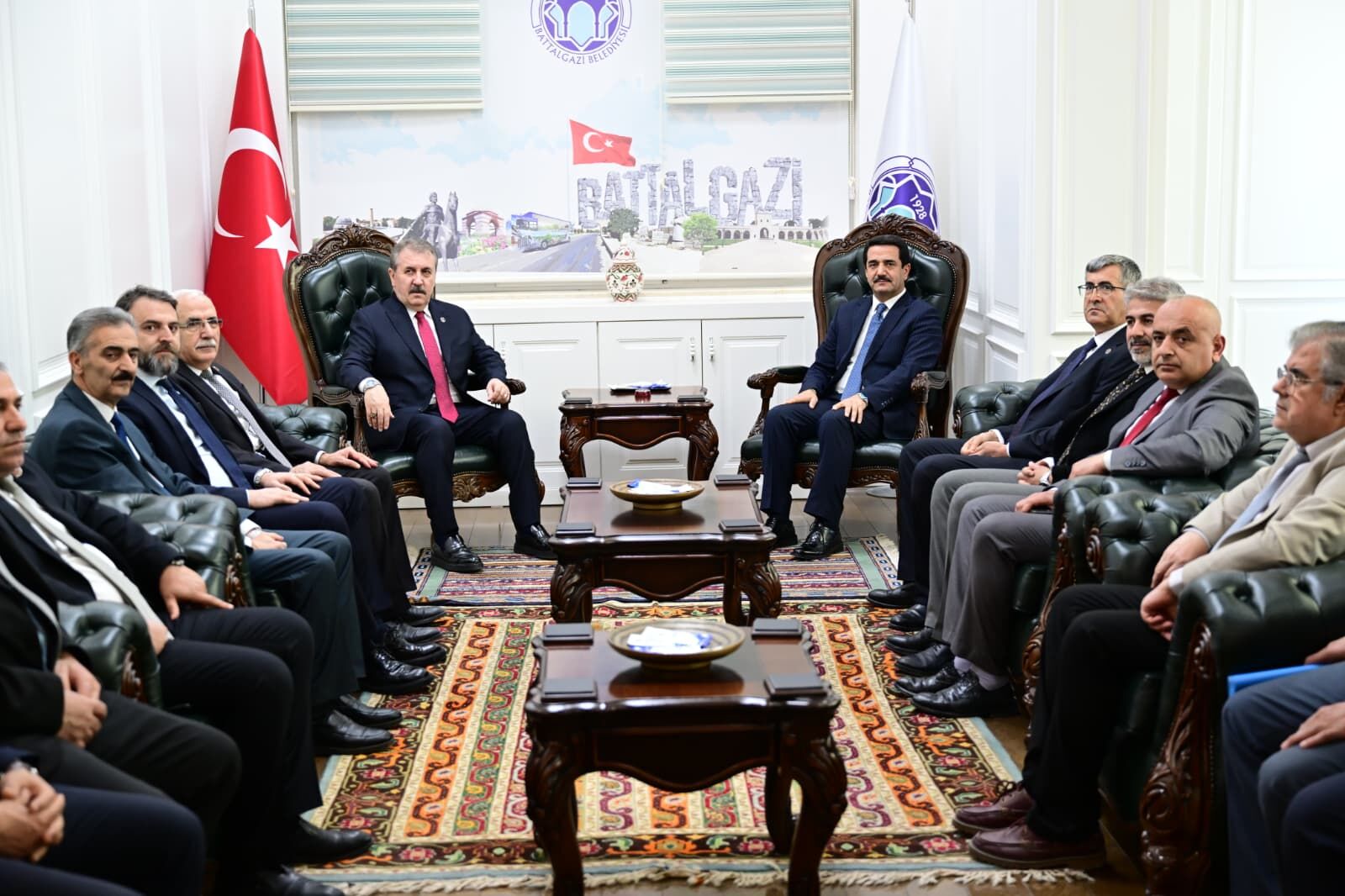 BBP Genel Başkanı Mustafa Destici’den Başkan Taşkın’a Ziyaret