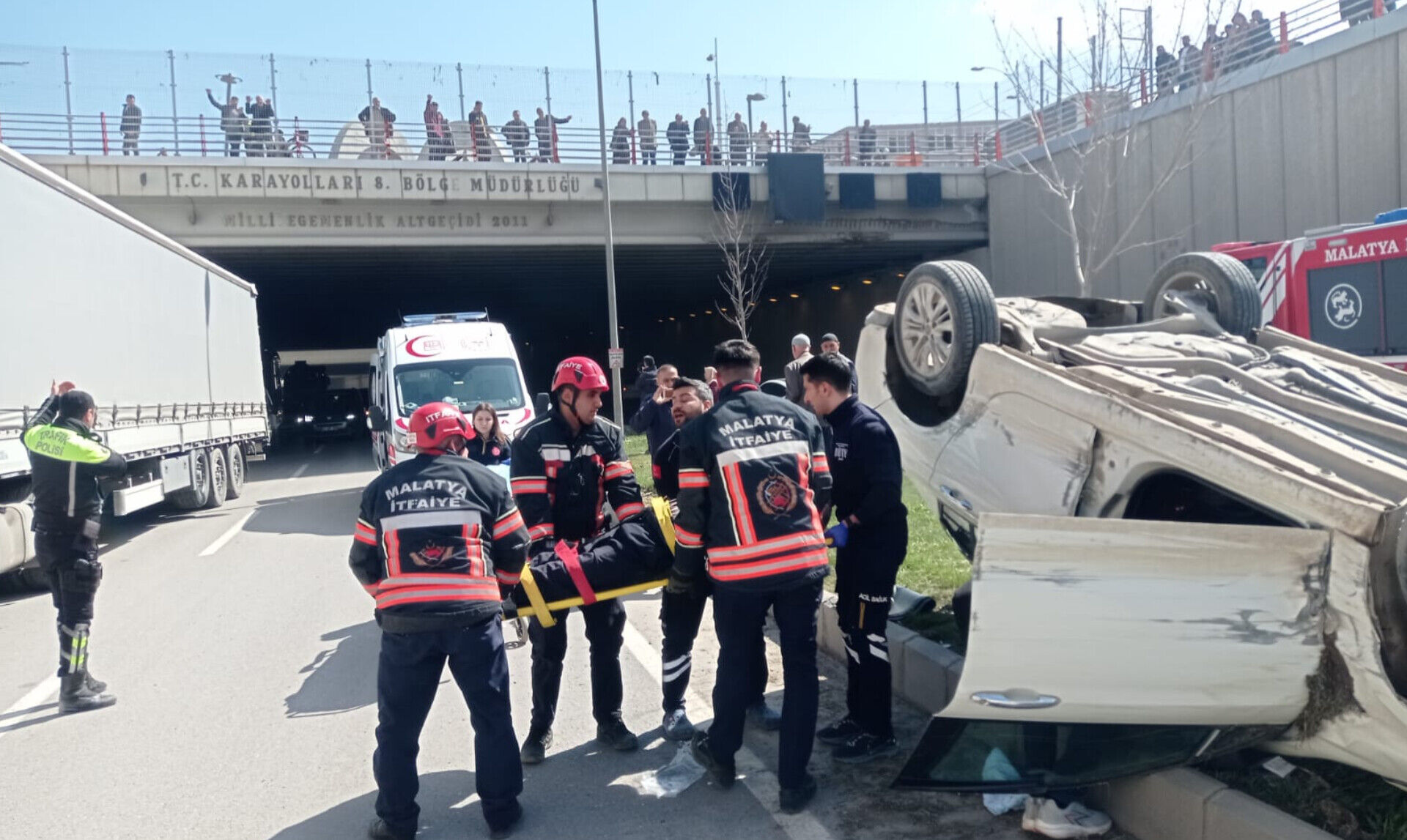 Otomobil Takla Attı: 1 yaralı