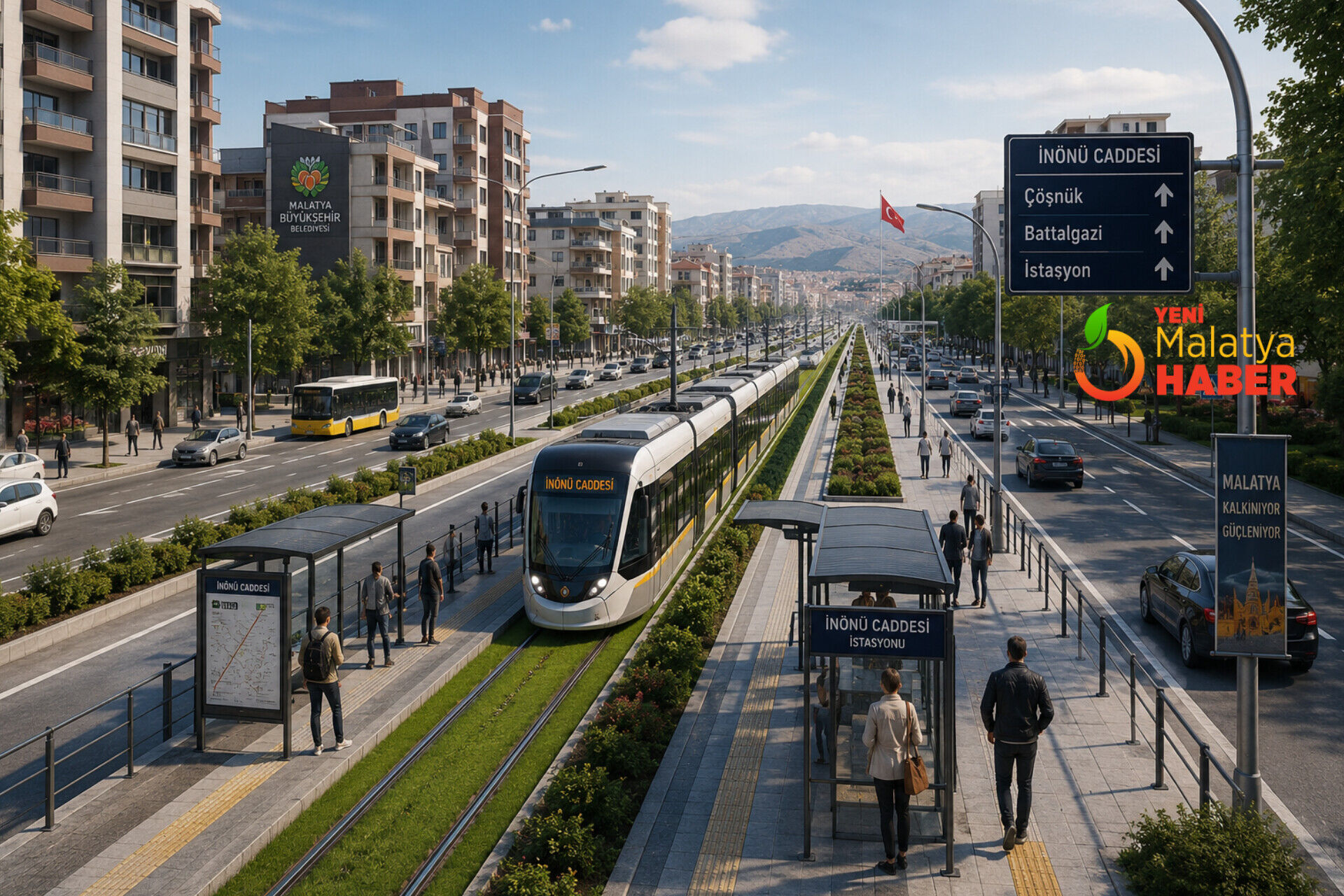 Malatya İçin Raylı Sistem Onaylandı