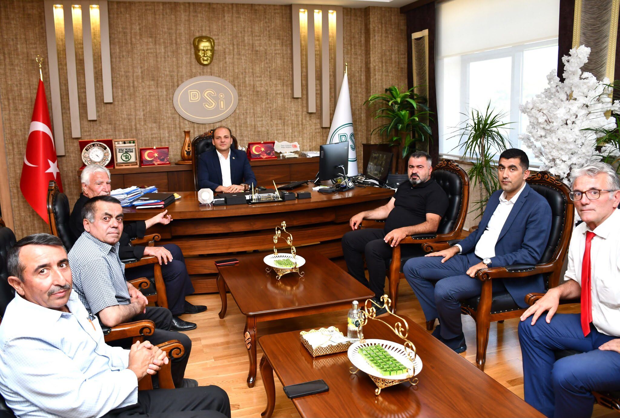 Başkan Akyüz'den DSİ Bölge Müdürlüğüne Ziyaret