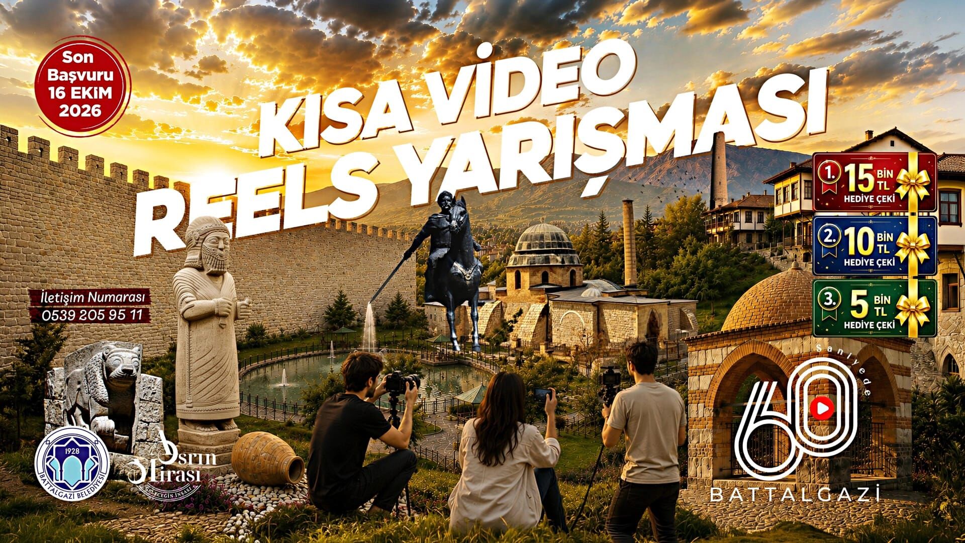 60 Saniyede Battalgazi Kısa Video Yarışması
