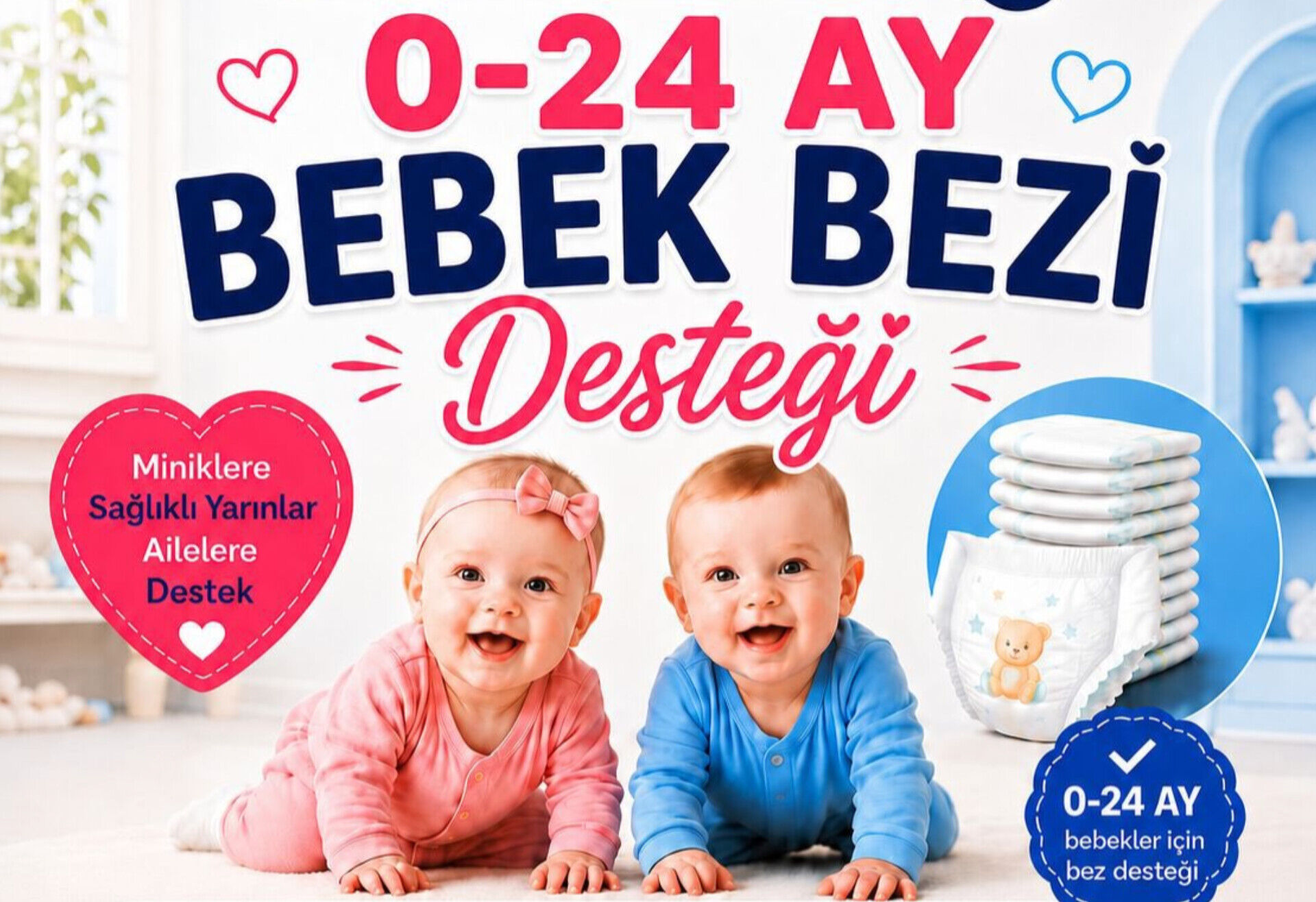 Battalgazi Belediyesi'nden Bez Desteği