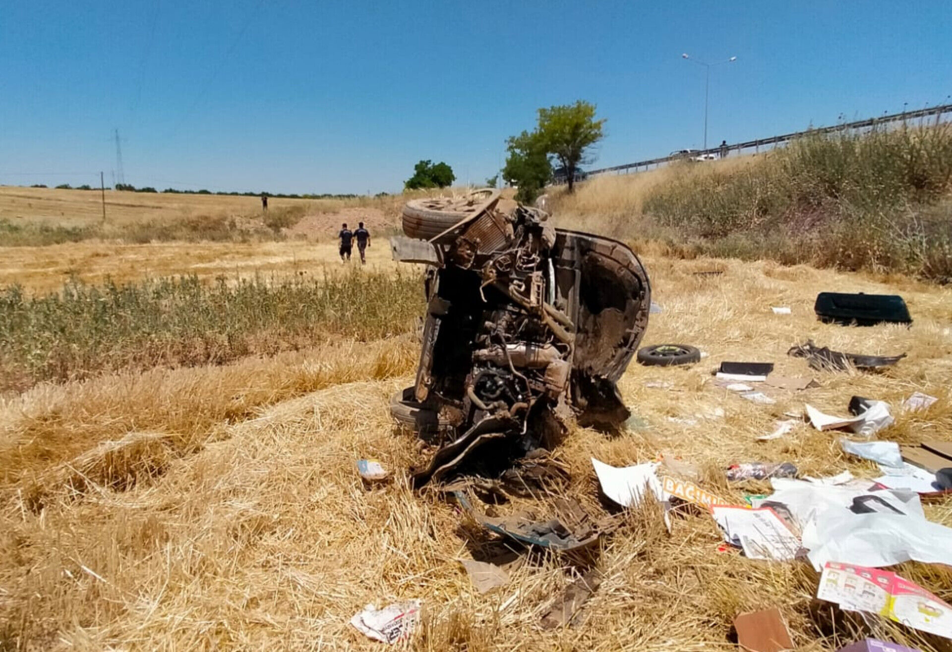 Havaalanı Yolunda Kaza; 1 yaralı